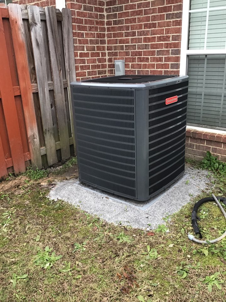 An outdoor AC unit in Augusta