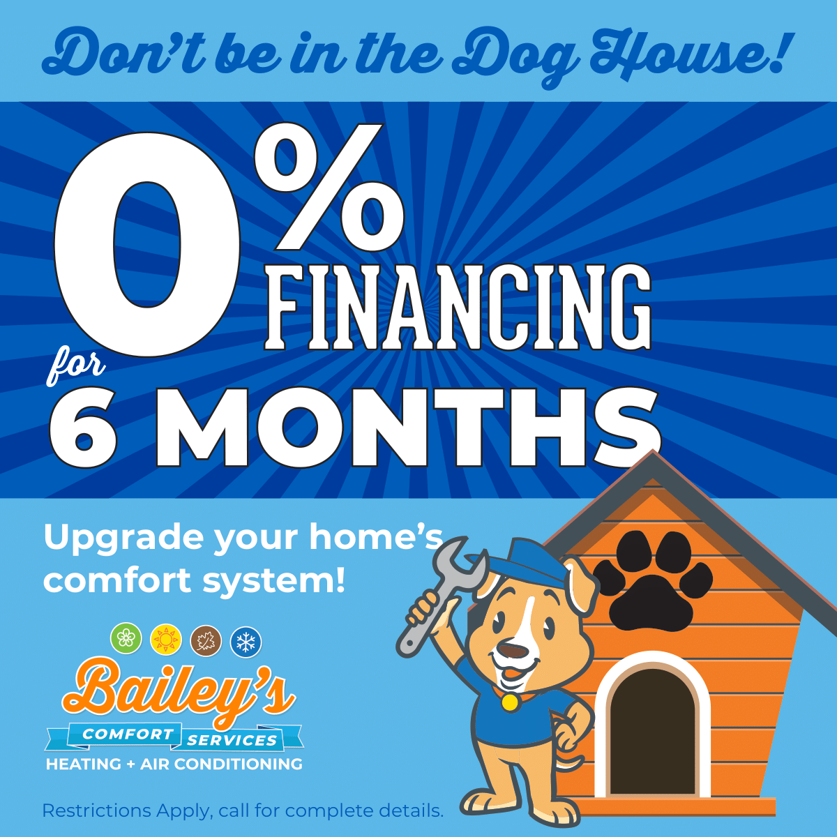 Coupons Bailey's Comfort Services