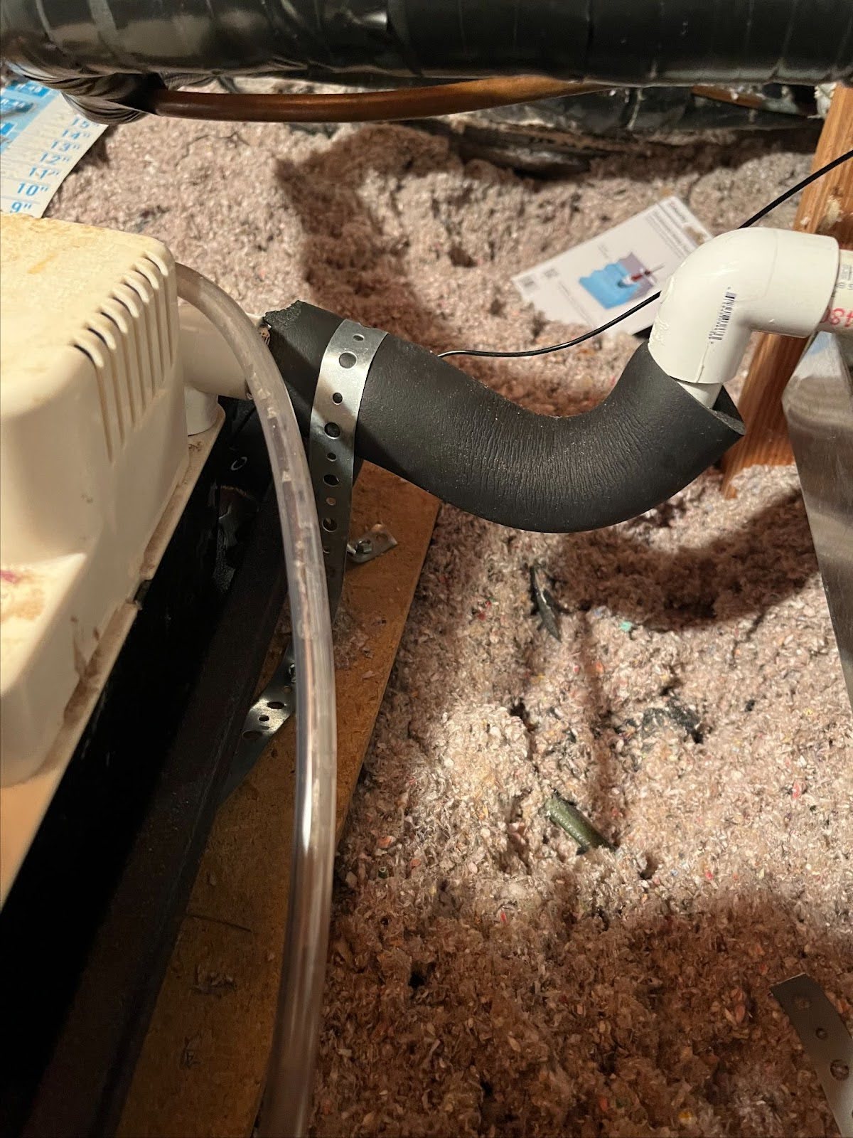 Photo of an attic air handler - Bailey's will ensure your air Augusta handler is set up correctly the first time! Call us today.