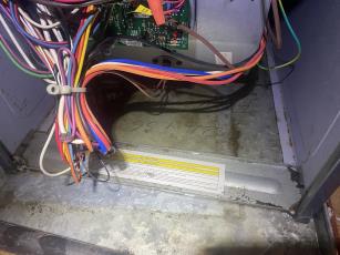 The work we did made sure to prevent additional clogs and water damage, as seen in the pic.